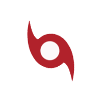 hurricane icon dark red